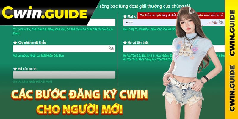 Các bước đăng ký Cwin cho người mới