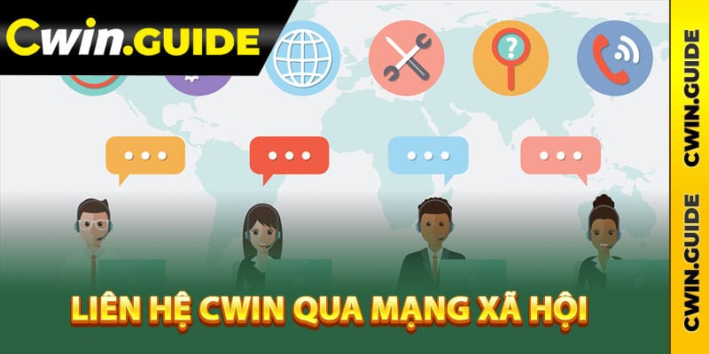 Liên hệ Cwin qua mạng xã hội