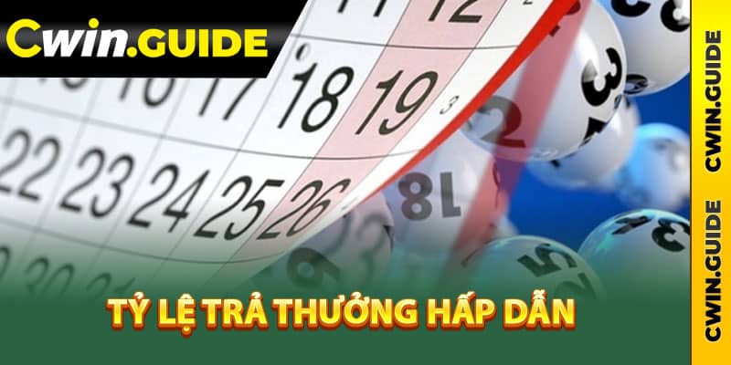 Tỷ lệ trả thưởng hấp dẫn